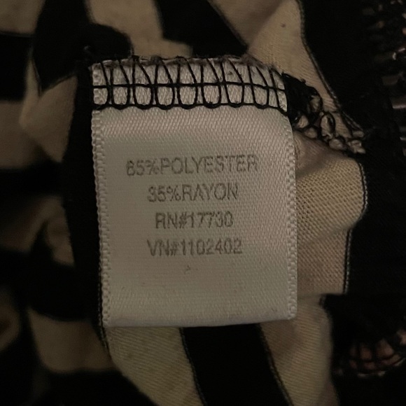 Xhilaration Black Tan Striped Tunic Mini Dress - Picture 4 of 4